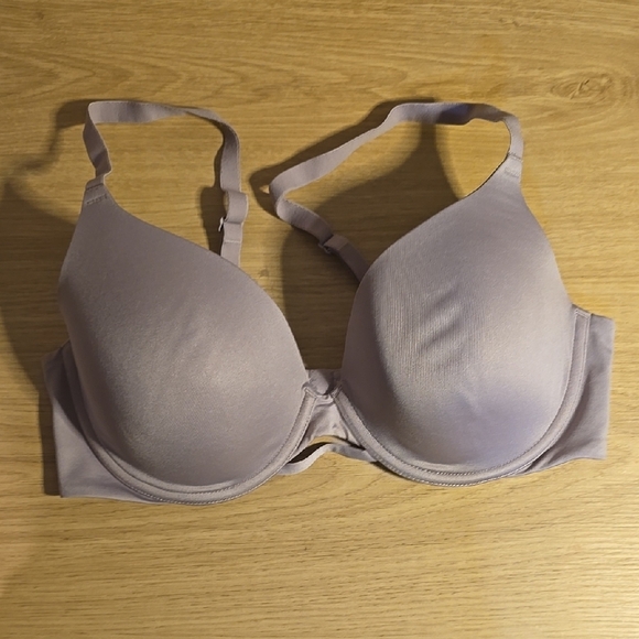 Hanes Gray Full-Coverage Bra with Adjustable Straps M - Picture 1 of 2